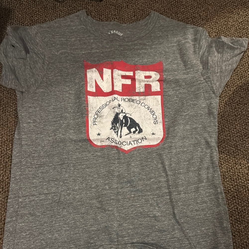 Gray NFR Graphic T-Shirt